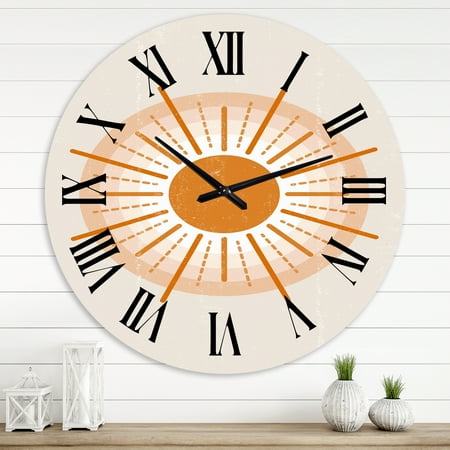 Designart 1 in Modern,Contemporary Wall Clock