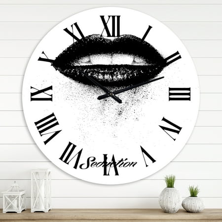 Designart 1 in Modern,Contemporary Wall Clock