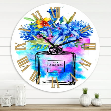 Designart 1 in Quartz French/Country Wall Clock