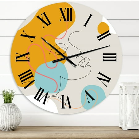 Designart 1 in Quartz Modern/Contemporary Wall Clock