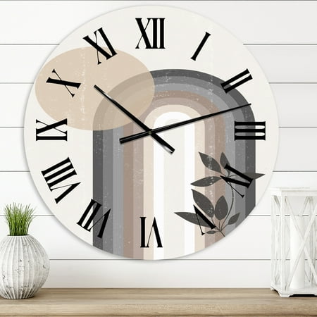 Designart 1 in Quartz Modern/Contemporary Wall Clock