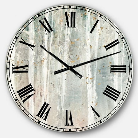 Designart 'A Woodland Walk into the Forest VII' Traditional wall clock