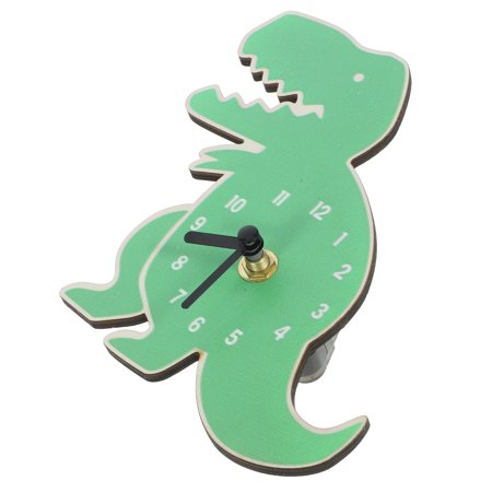 Dinosaur Clock Animal Office Decor Indoor Wall Kid's Room Living Hanging Cartoon