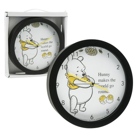 Disney Winnie The Pooh Wall Clock- 9.5- WINNIE