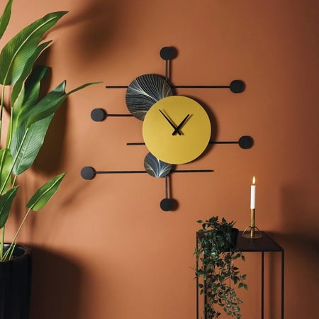 Dynamic Time Wall Clock - Gold