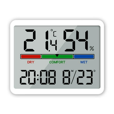 Electronic Clock Can Be Hung Wall Lcd Multifunction Temperature Electronic Clock