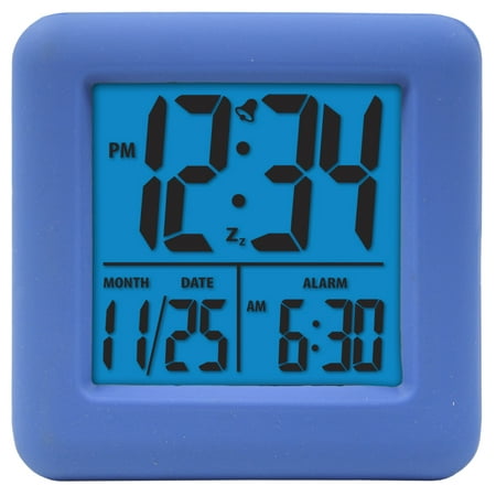 Equity by La Crosse Digital Cube Alarm Clock with On-Demand Backlight, 70913