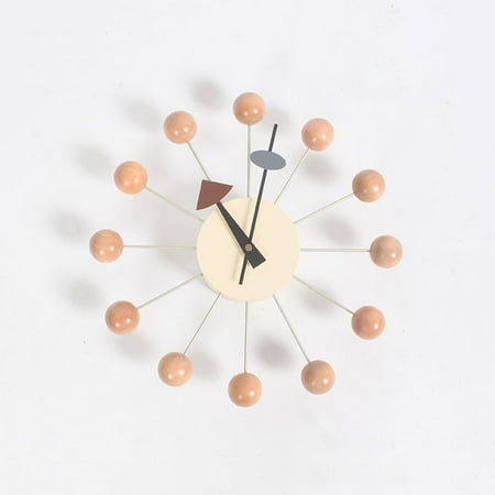 Factory Wholesale Foreign Trade Fashion Clock Background Wall Nelson Wall Clock Simple Colorful Ball Clock Children's Room Candy Wall Clock