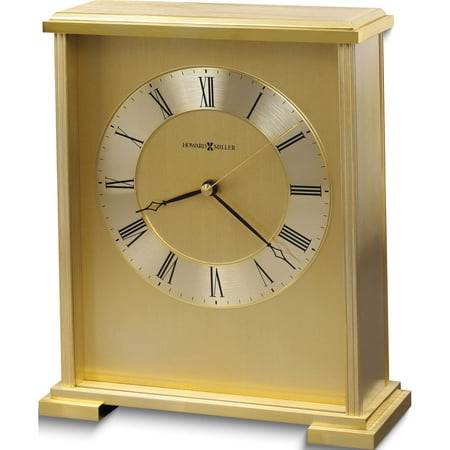 Fashion Exton Brass Finish Quartz Table Clock (7.25 X 3) Made In China gm1480