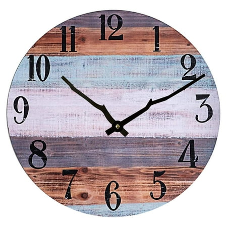 Fashion Wooden Wall Clock Decorative Clock Silent for Restaurant Hotel Decor