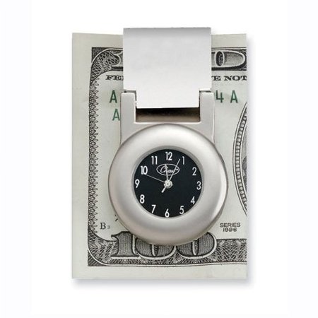 Financier Money Clip with Clock