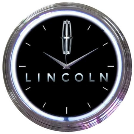 FORD LINCOLN NEON CLOCK – 8LNCLN