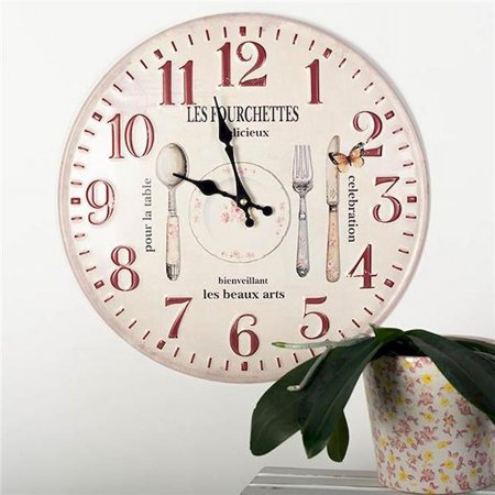 Forpost Fork, Knife & Spoon Wall Clock