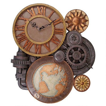 Gears Of Time Sculptural Wall Clock: Large