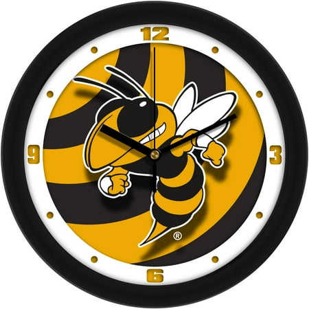 Georgia Tech Yellow Jackets 11.5'' Suntime Premium Glass Face Dimension Wall Clock