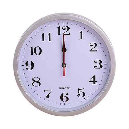 Gyedtr 9inch Wall Clock - White Kitchen Wall Clocks Battery Operated,Small Silent Non-Ticking,ABS Clock Decorative for Bathroom,Living Room,Office,Bedroom Clearance