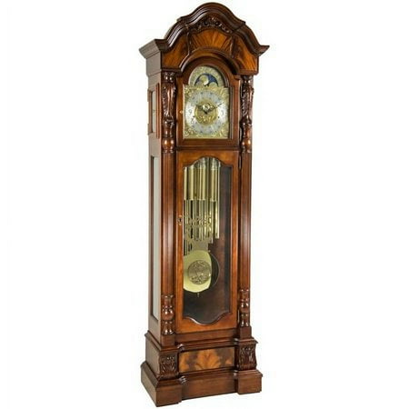 Hermle 010953N91171T Anstead Tubular Chime Grandfather Clock - Cherry