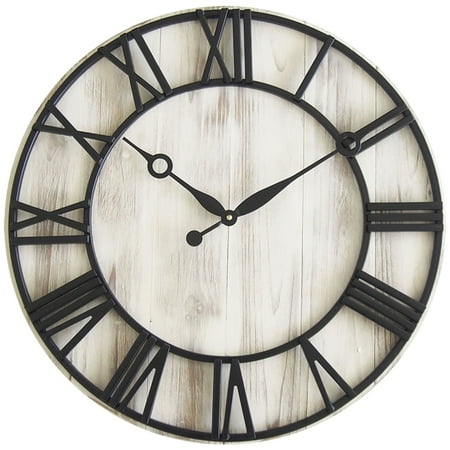 Hermle 20 Brown and Black Round Wall Clock