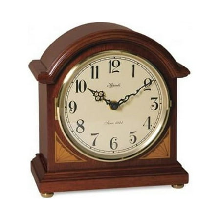 Hermle 22919N9Q Windfall Quartz Mantel & Table Clock - Cherry