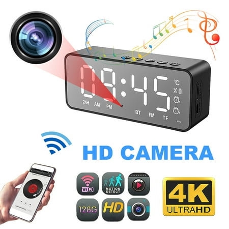 Hidden Camera Clock Home Safety Live Streaming Camera WIFI Camcorder IR Night Vision Motion Detection