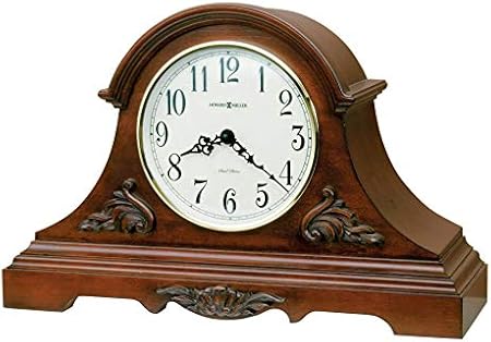 Howard Miller Windsor Mantel Clock II 549-606 – Americana Cherry with Quartz, Dual-Chime Movement