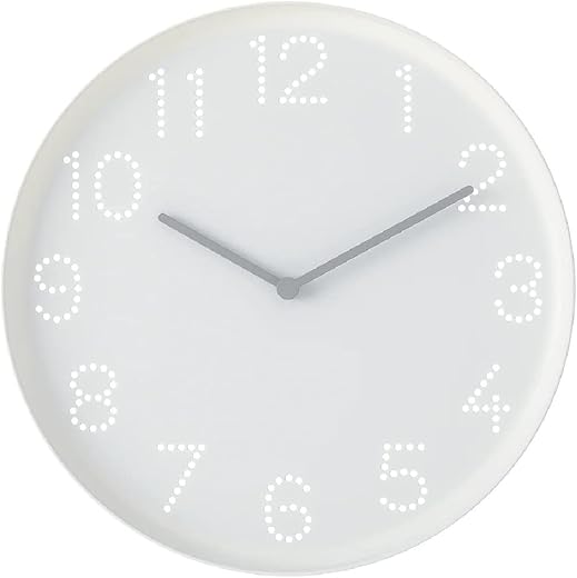 I-K-E-A TROMMA Wall Clock, White 9 ¾ Inches