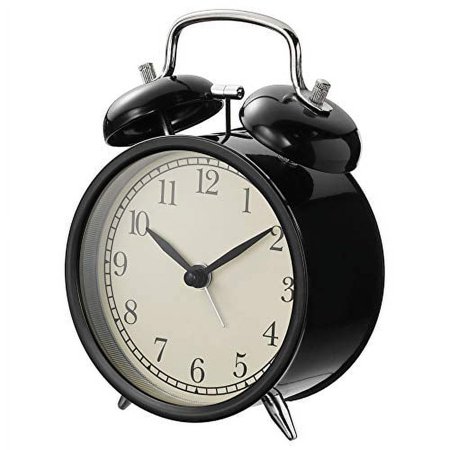 IKEA DEKAD Alarm Clock, Black 204.040.00