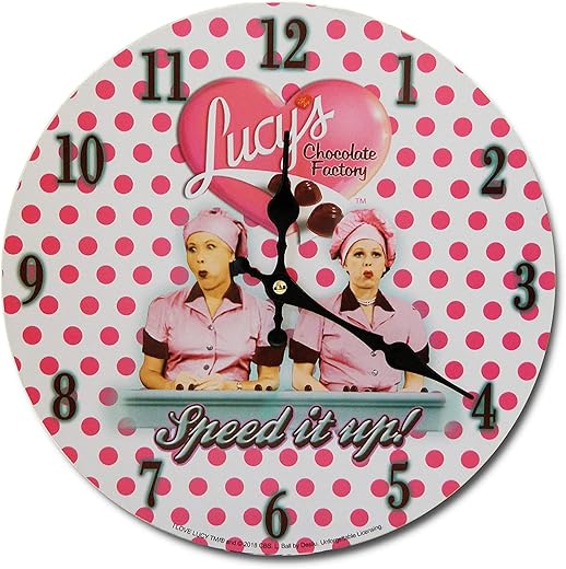 I Love Lucy Clock - Chocolate Factory