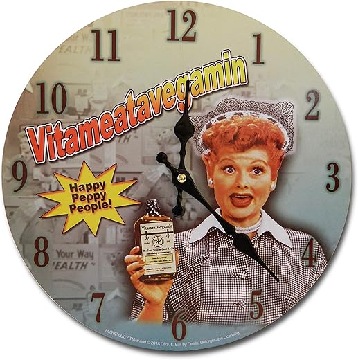 I Love Lucy Clock - Vitameatavegamin