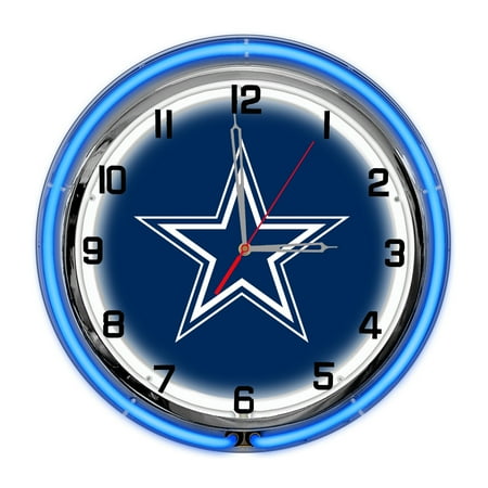 Imperial Dallas Cowboys 18'' Neon Clock