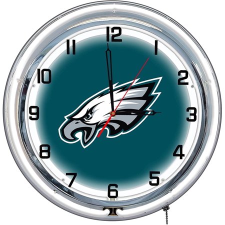 Imperial NFL 18 Neon Clock Philadelphia Eagles, One Size