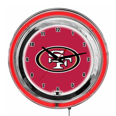 Imperial San Francisco 49ers 14'' Neon Clock