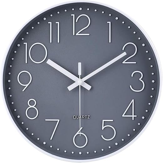 jomparis 16 Inch Large Wall Clock Silent Modern Style for Living Room Office