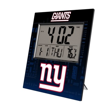 Keyscaper New York Giants Quadtile Digital Desk Clock