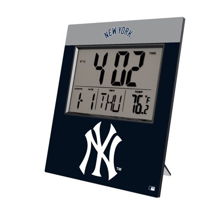 Keyscaper New York Yankees Digital Desk Clock