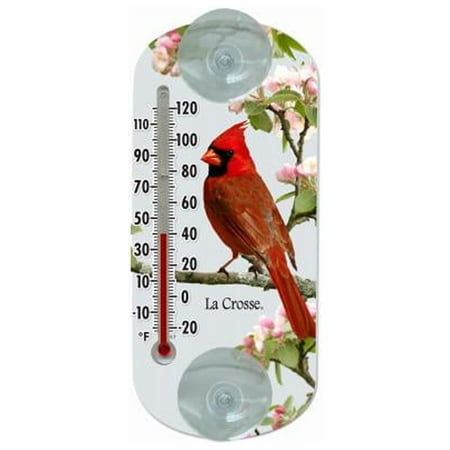 La Crosse 204-1081 Cardinal Outdoor Thermometer, 8-In. - Quantity 6