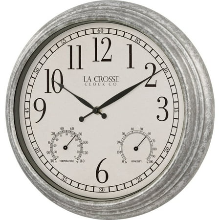 La Crosse Clock Co. 14 In/Out Wall Clock 433-3236