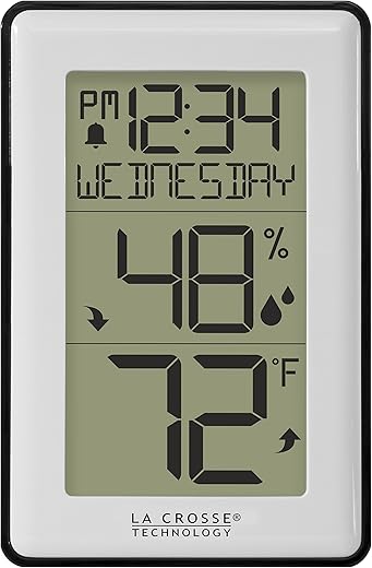 La Crosse Technology 308-1911 Indoor Temperature Station with Humidity Alerts