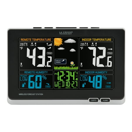 La Crosse Technology Wireless Color Weather Station with Mold Indicator, 1 Ea., 308-1414MB