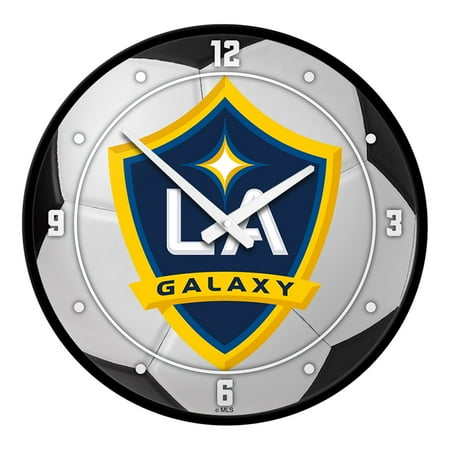 LA Galaxy 17.5 Modern Disc Wall Clock