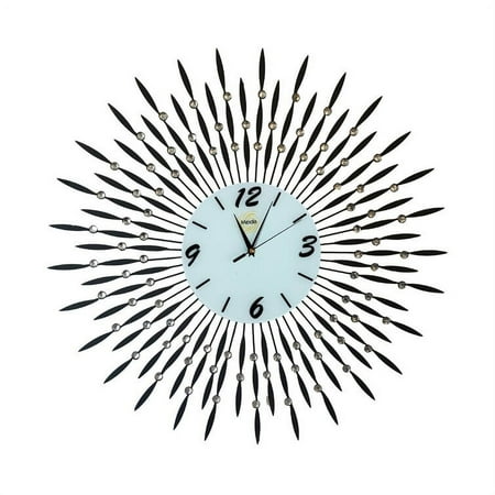 Larger Sunburst Metal Wall Clock…