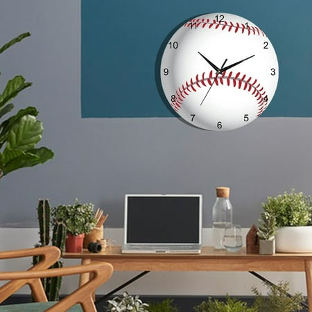 large wall clocks Stable operation School Basketball Football Baseball Volleyball Creative Clock Wall Bedroom Living Room Decoration Motion Mute Punching