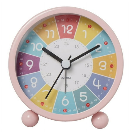 Learning Clock for Kids - Telling Time Teaching Clock - Kids Wall Clocks for Bedrooms - Kids Room Wall Decor - Analog Kids Clock for Teaching Time - Kids Learn to Tell Time Easily