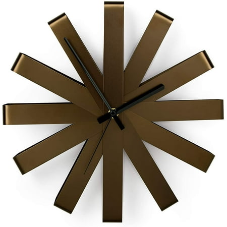 LIQI 1014833-125-U40 Ribbon Wall Clock,Bronze