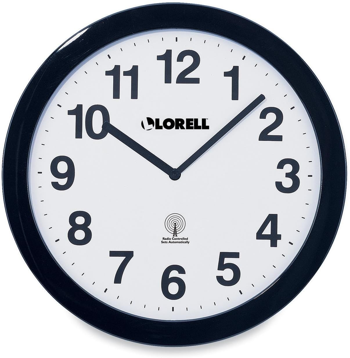 Lorell LLR60997 12 Round Radio Controlled Wall Clock