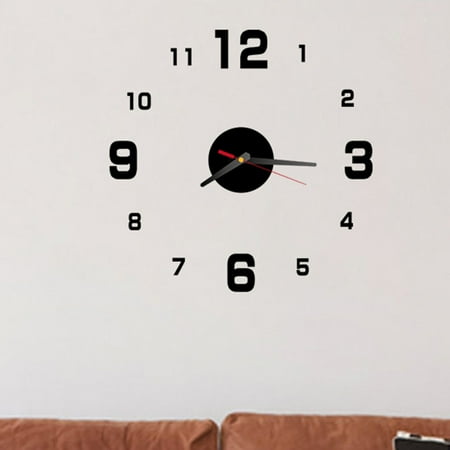 LYUCRAZ Self adhesive wall clock Decorative Clocks Clocks