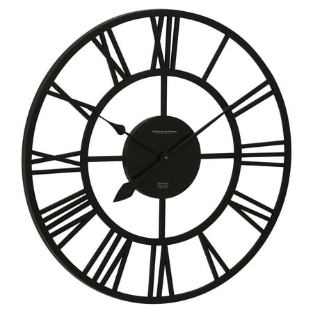 Mainstays 30 Open Faced Roman Numeral Analog Wall Clock