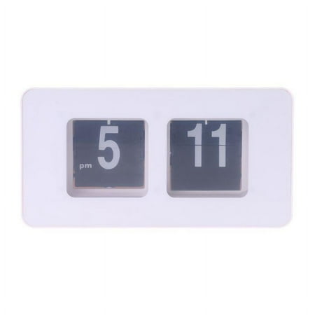 MANNYA Retro Auto Flip Clock Digital Wall Clocks Digital Desk Clock Battery Operated