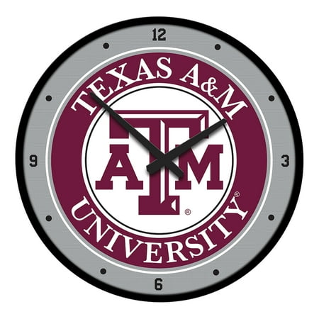 Maroon Texas A&M Aggies Modern Disc Wall Clock