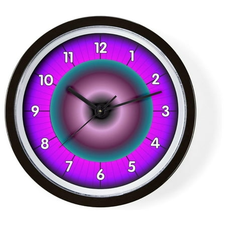 MHSHZLJZK Neon Colors Unique Decorative 10 Wall Clock